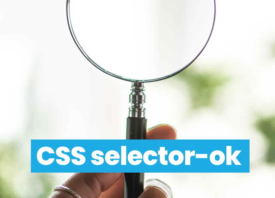 Kedvenc CSS selector-jaim