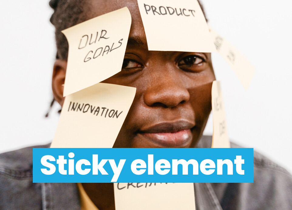Sticky element egyszerűen
