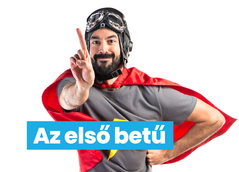 Az első betű kiválasztása és módosítása
